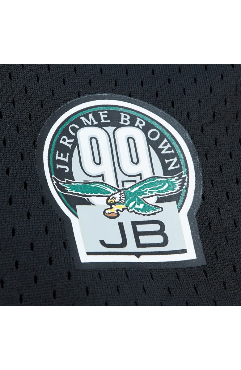 Mitchell & Ness Men's Mitchell & Ness Reggie White Black Philadelphia Eagles Retired Player Name & Number Mesh Top, Alternate, color, Black