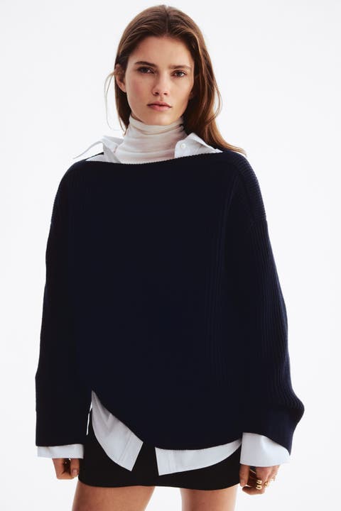 Oversized Wool-blend Jumper