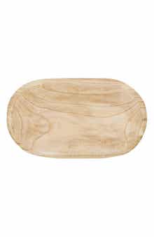 CREATIVE BRANDS Paulownia Wood Platter