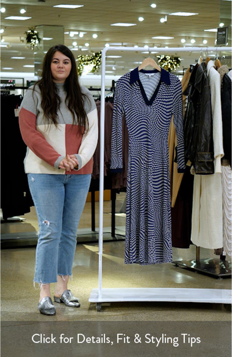 Brigitte Long Sleeve Jersey Dress, sales video thumbnail