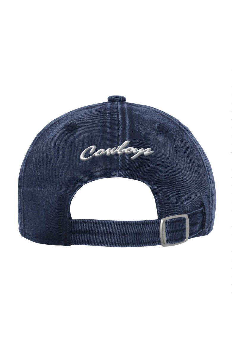 Outerstuff Youth Navy Dallas Cowboys Mineral Wash Slouch Adjustable Hat, Alternate, color, 