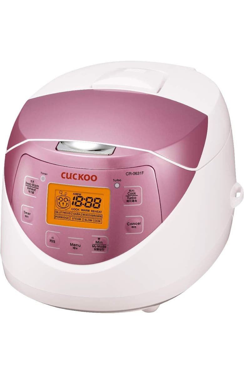 Cuckoo 6-Cup (Uncooked) Micom Rice Cooker with Nonstick Inner Pot , Auto Clean, Alternate, color, White