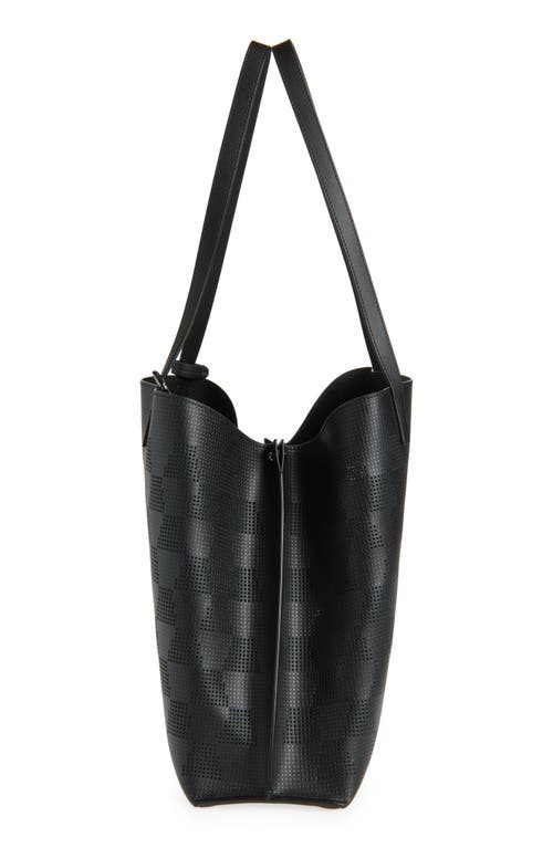 AKRIS AKRIS MEDIUM AI PERFORATED LEATHER TOTE