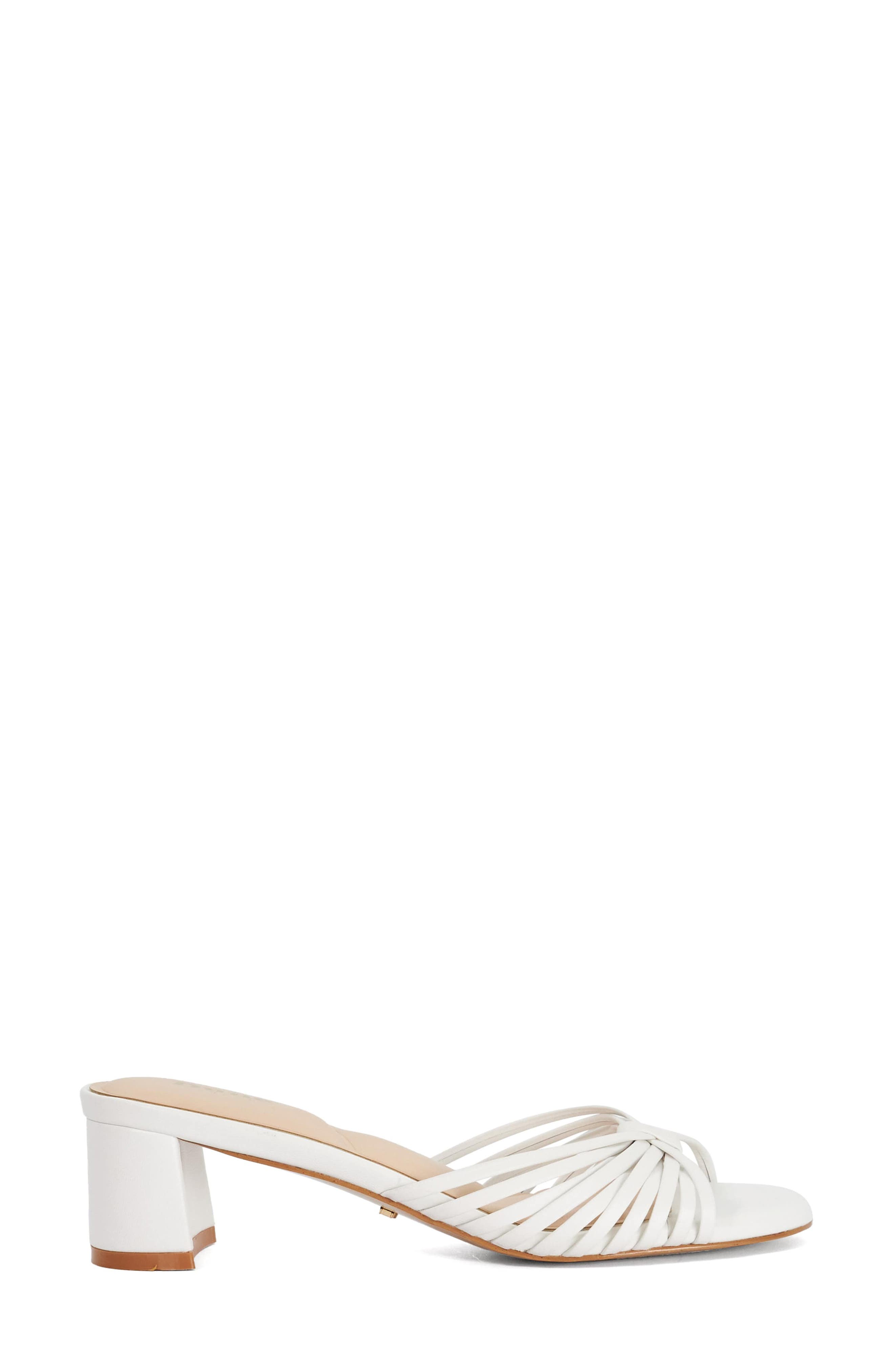 Dune London Maggie Sandal, Alternate, color, White