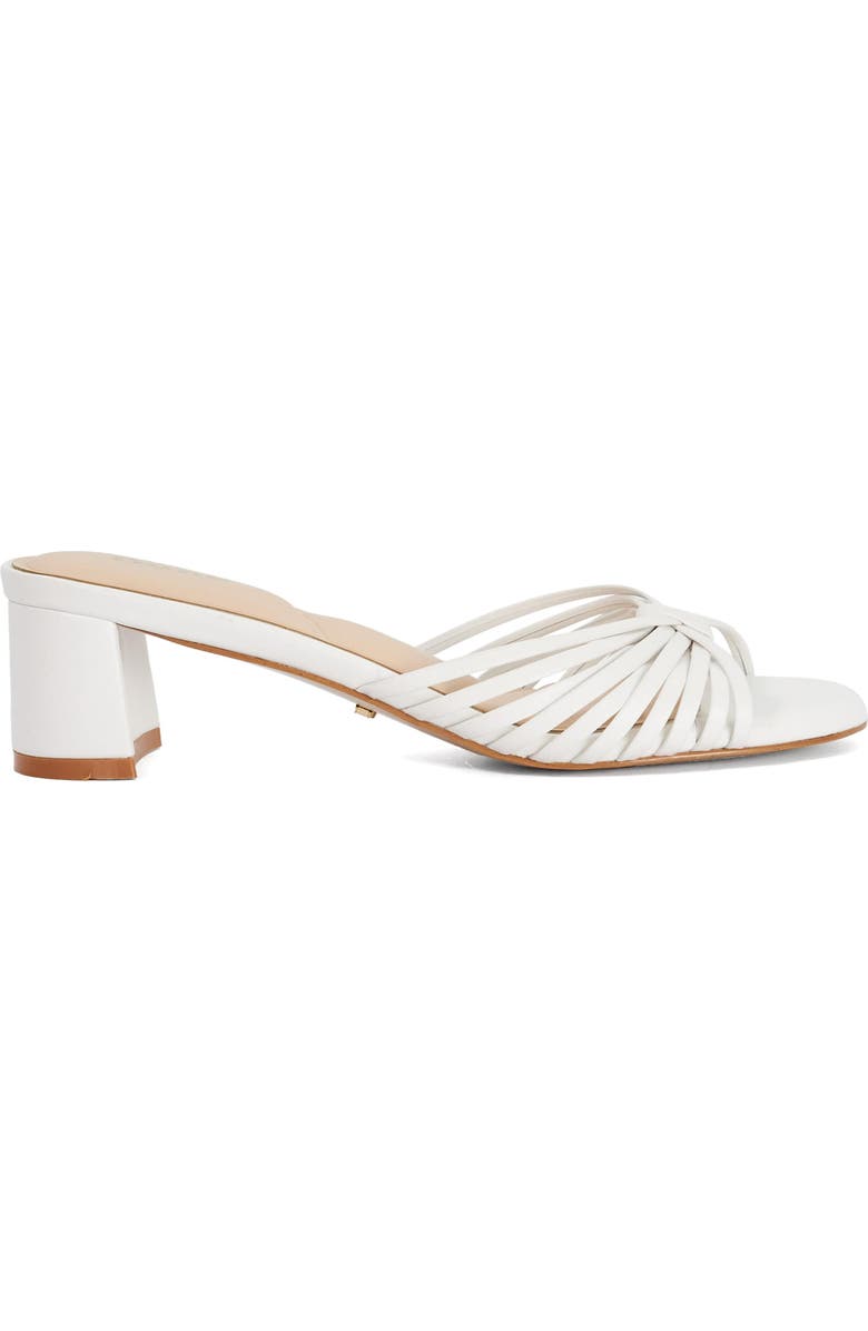 Dune London Maggie Sandal, Alternate, color, White