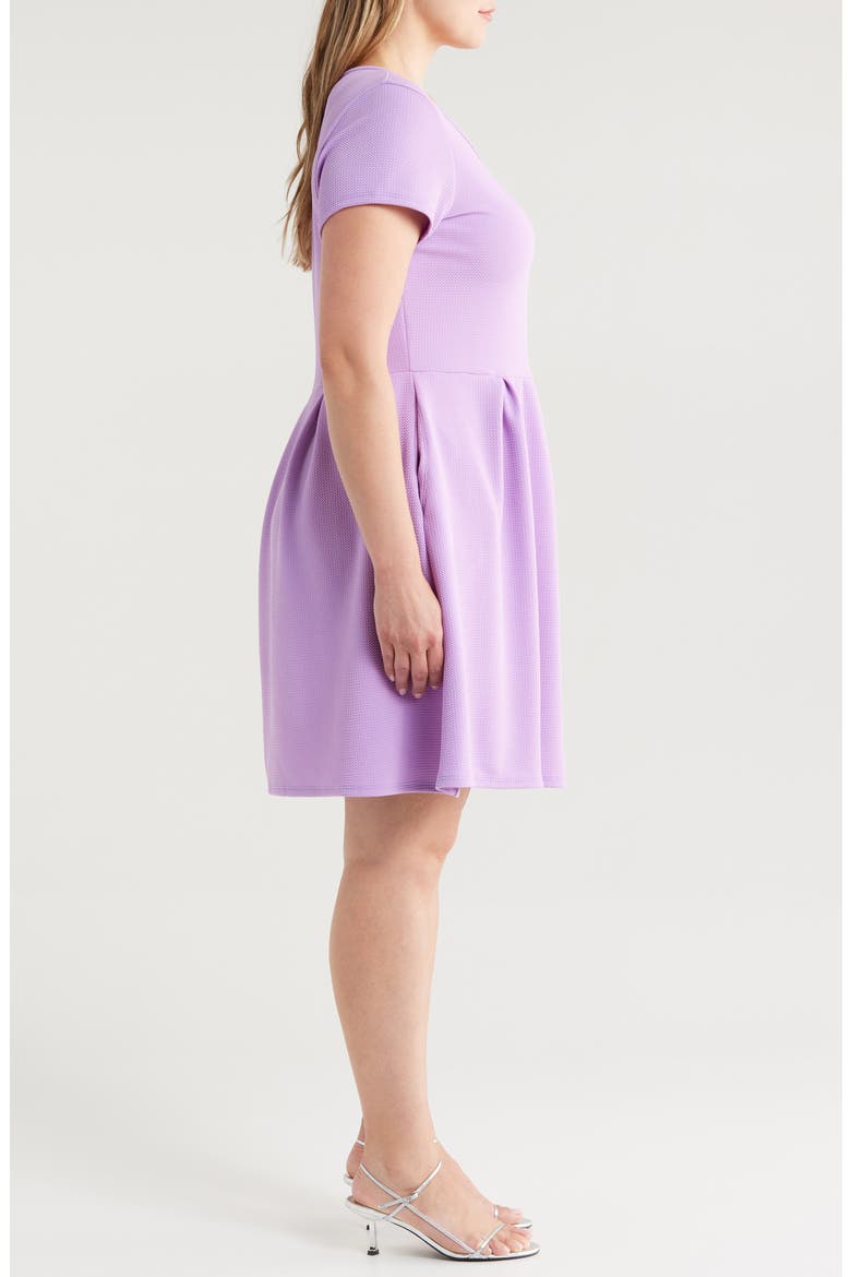 Scoop Neck Knit Dress, Alternate, color, LILAC