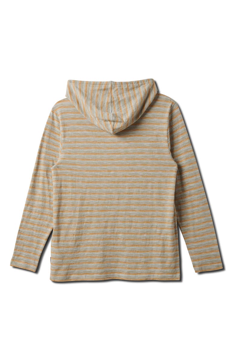 Quiksilver Stripe Slub Hoodie, Alternate, color, Golden Haze