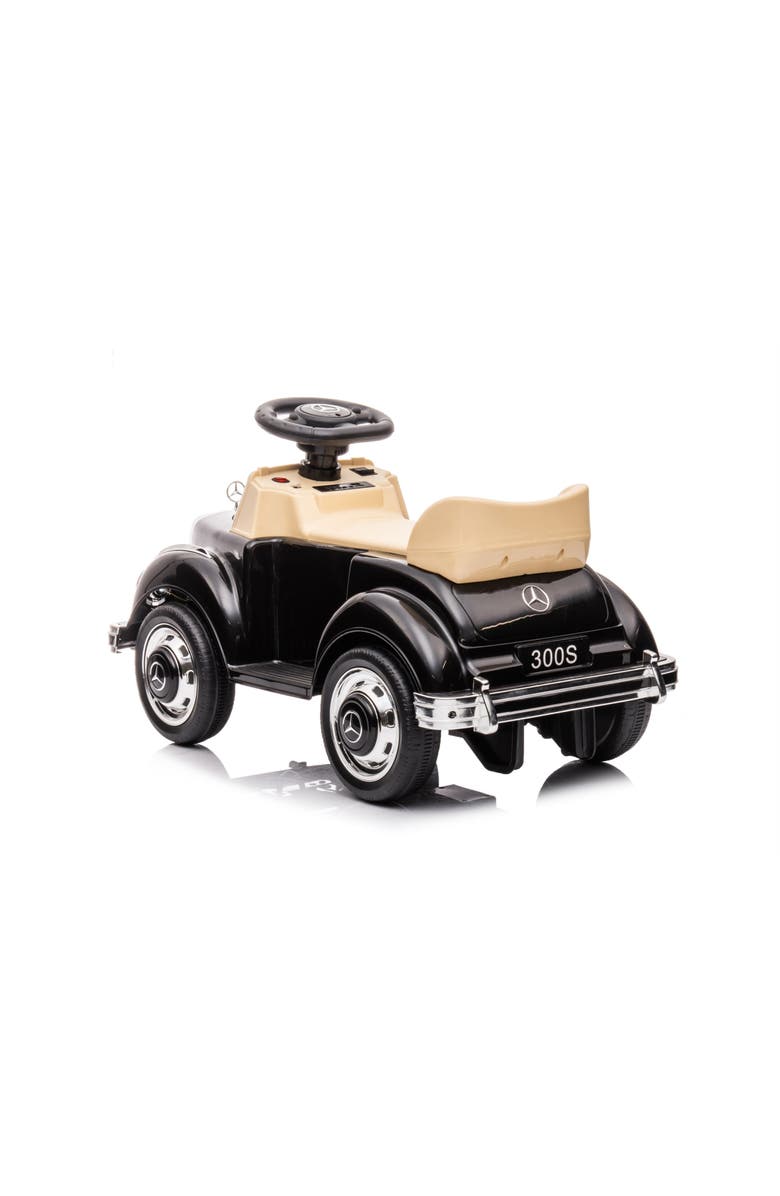 FREDDO 6V Mercedes Benz 300S 1 Seater Mini Ride-On Car for Kids, Alternate, color, Black