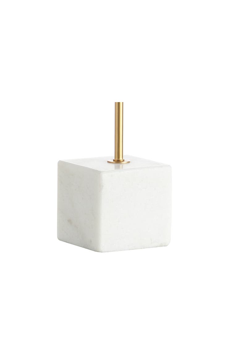 Fisher Marble/Brass LED Table Lamp, Alternate, color, White/Brass Gold