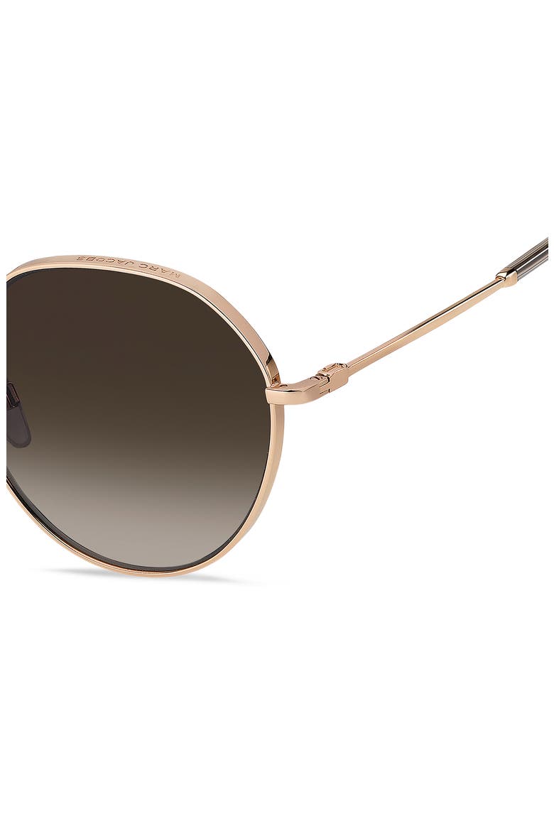 MARC 830/F/S 58mm Round Sunglasses, Alternate, color, GOLD