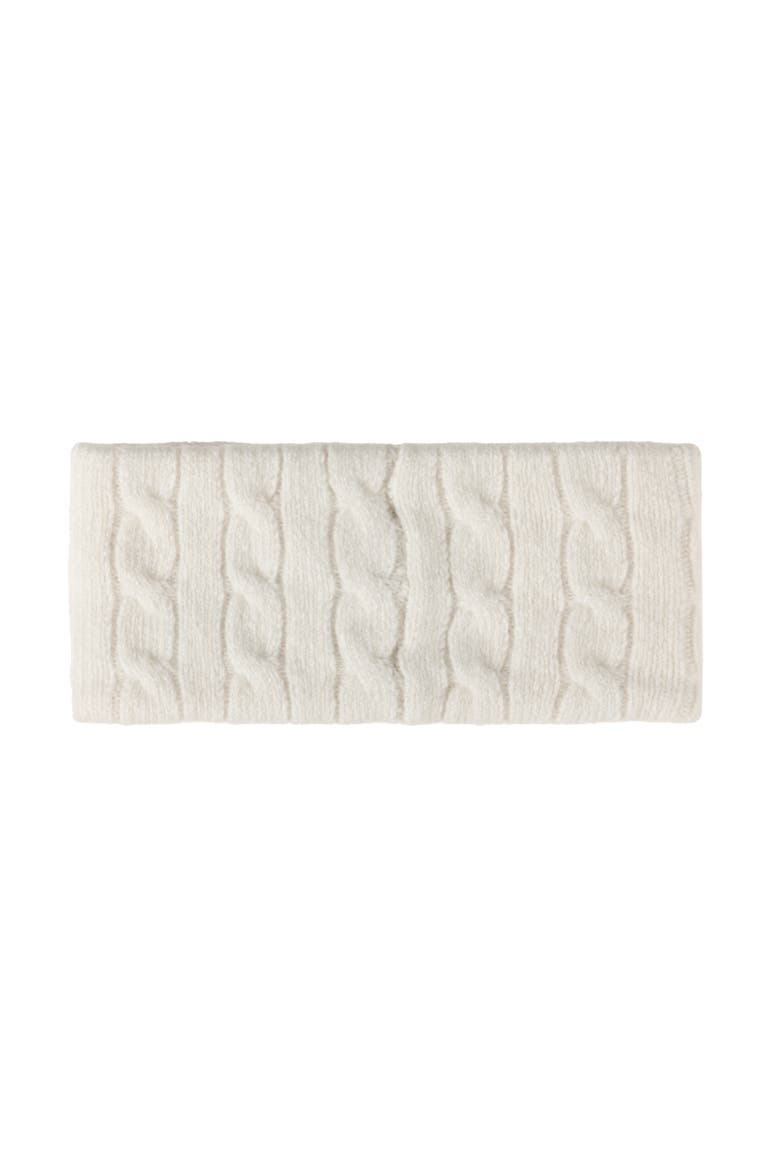 Wool Cashmere Cable Headband, Alternate, color, Cream