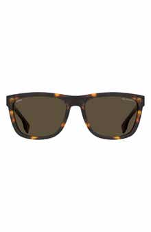 BOSS 58mm Polarized Square Sunglasses