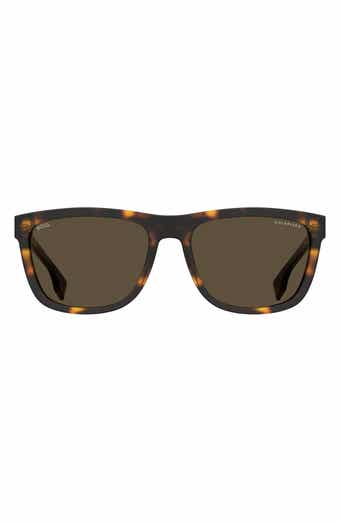 BOSS 58mm Polarized Square Sunglasses