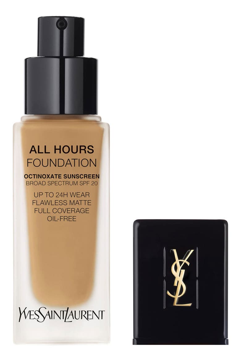 All Hours Full Coverage Matte Foundation Broad Spectrum SPF 20, Alternate, color, B60 AMBER