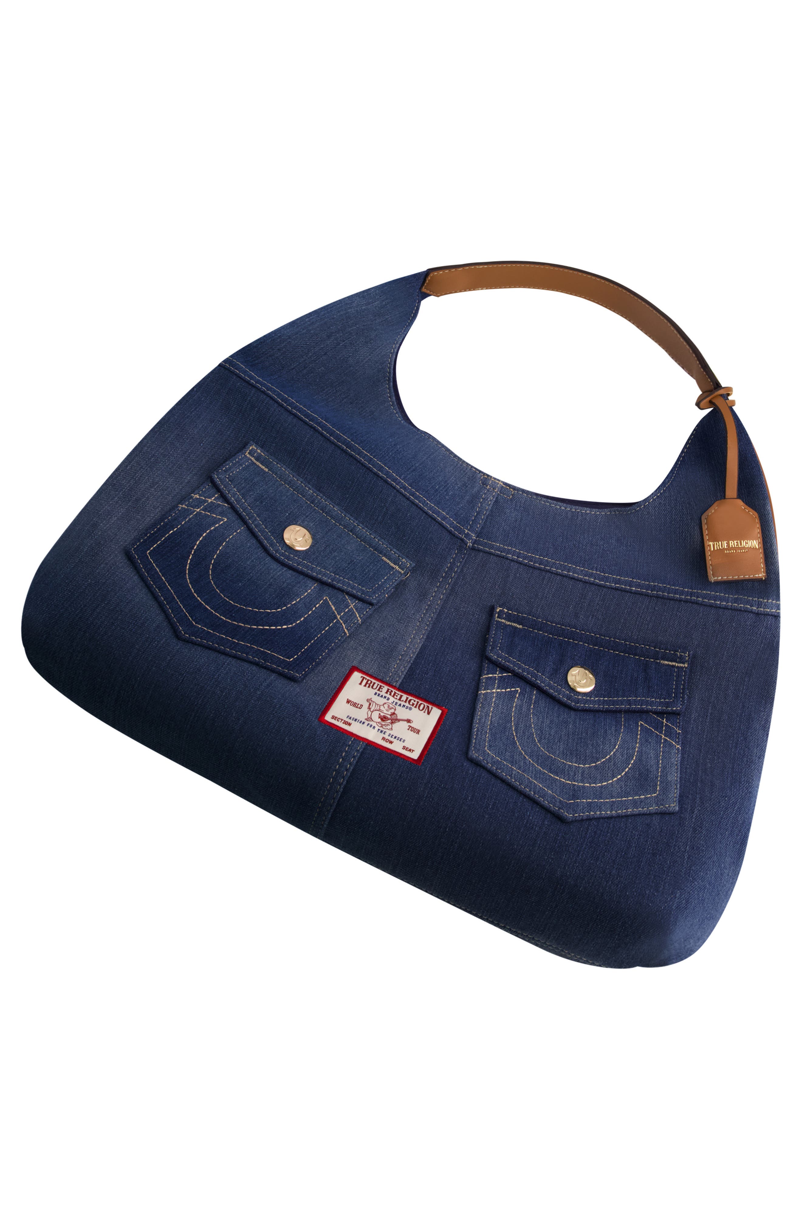 True Religion Horseshoe Pocket Shoulder Bag, Alternate, color, 