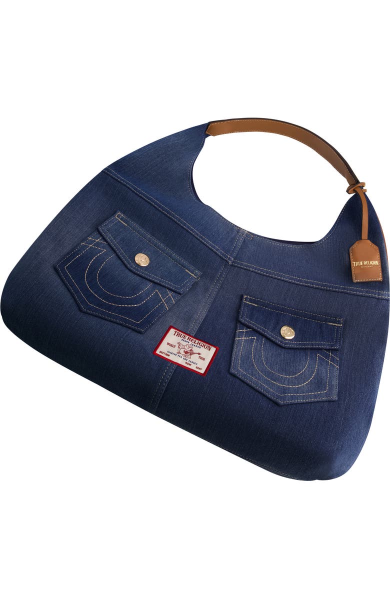True Religion Horseshoe Pocket Shoulder Bag, Alternate, color,
