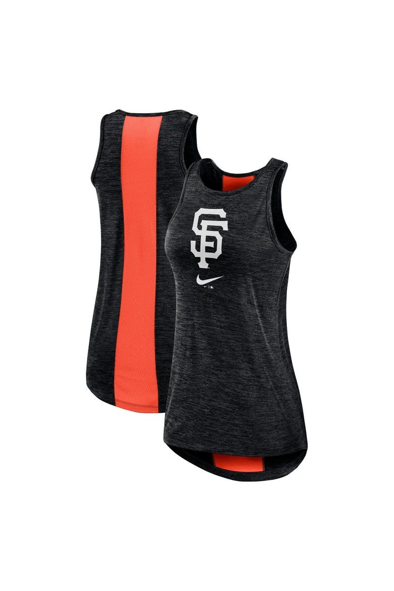 Women's Nike Black San Francisco Giants Right Mix High Neck Tank Top, Main, color, Black