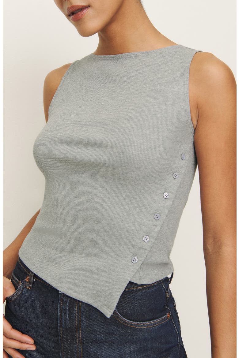 Hudson Knit Tank, Main, color, HEATHER GREY