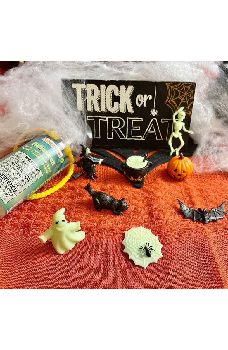 Safari Ltd. Glow-in-the-Dark Spooky Halloween Designer TOOB - contains 8 Mini Figurines, Alternate, color, NO COLOR