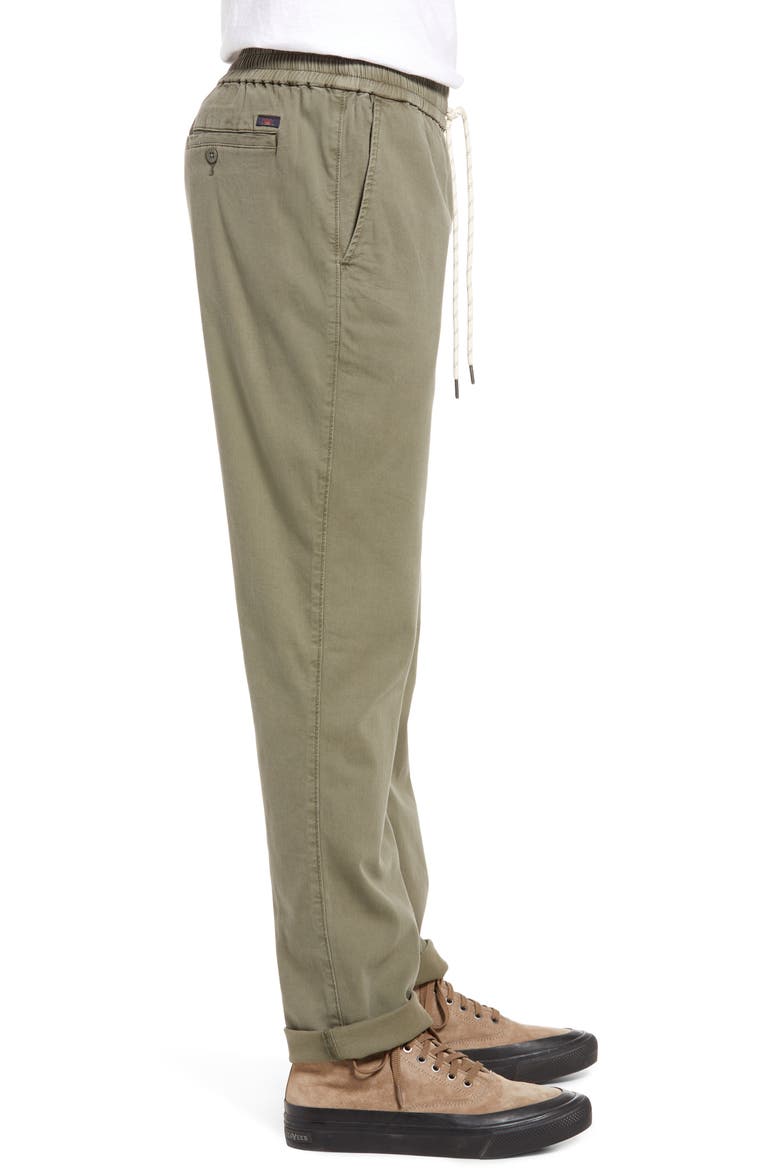 Essential Drawstring Pants, Alternate, color, DEEP OLIVE