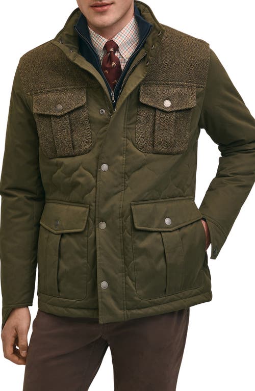 Brooks Brothers Water Resistant Quilted Field Jacket in Tarmac 