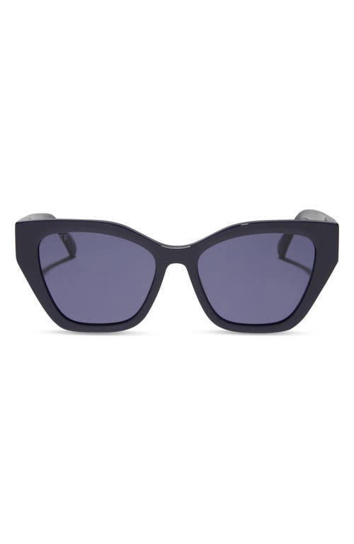 Diff Evie 54mm Cat Eye Sunglasses In Black