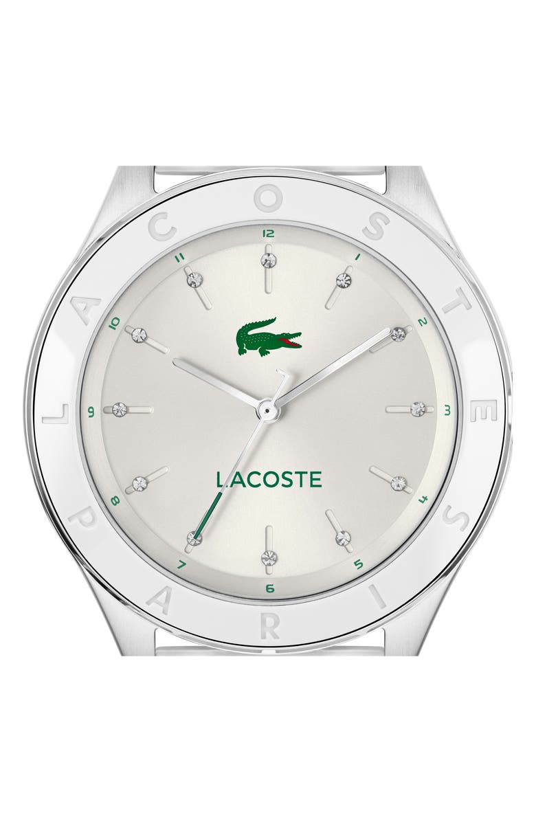 Lacoste Billie Silicone Strap Watch, 36mm, Alternate, color, White