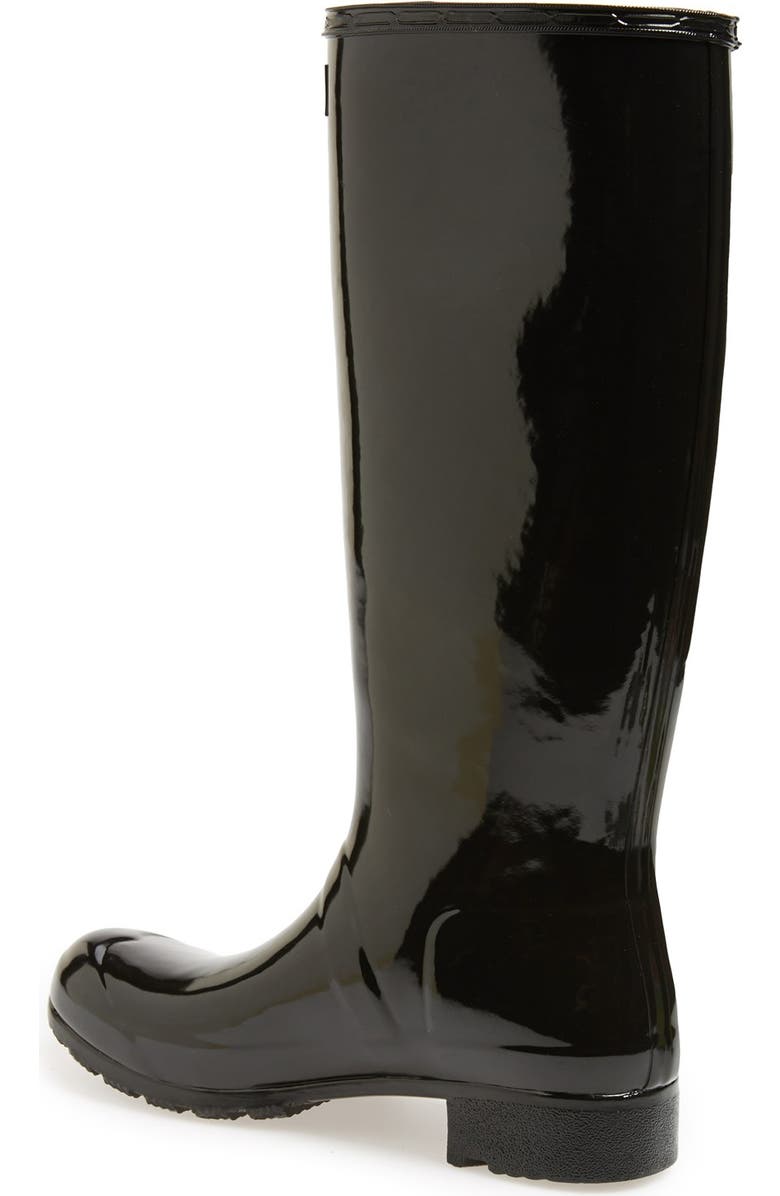 Hunter Original Tour Gloss Packable Rain Boot, Alternate, color,