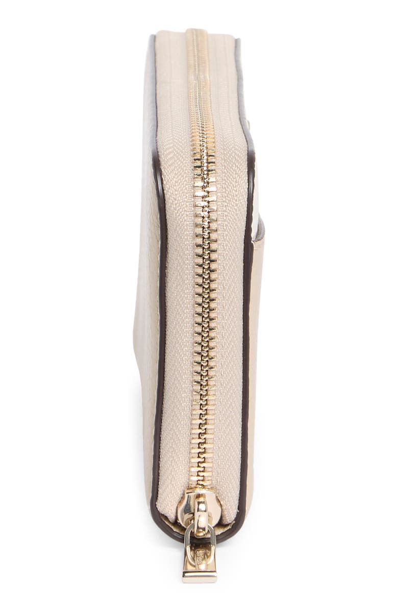 Kate Spade New York lena large continental wallet, Alternate, color, Warm Beige Multi