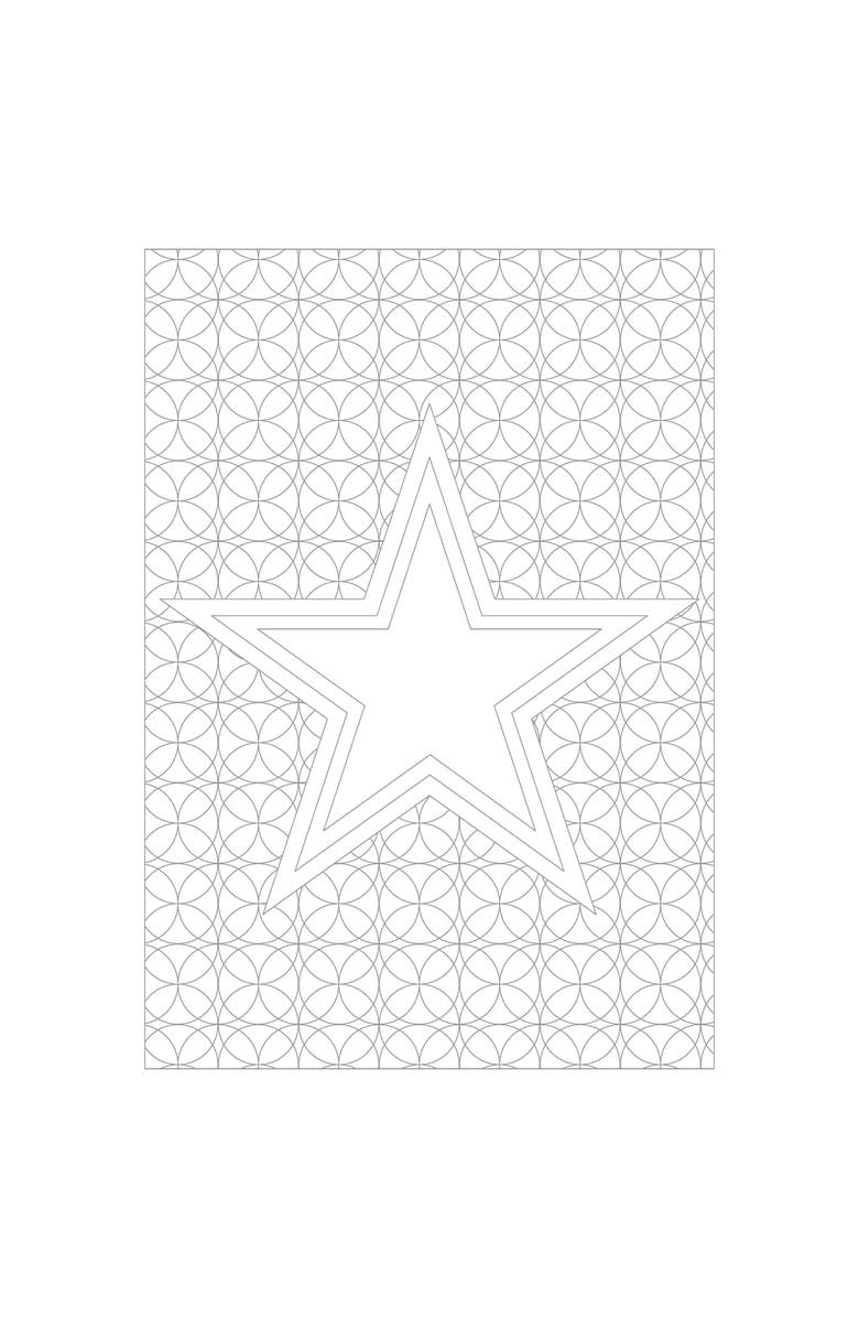Sportszone In the Sports Zone   NFL Adult Coloring Book, Dallas Cowboys, Alternate, color, Multicolored