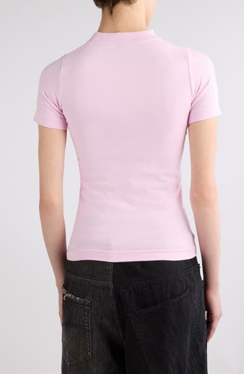 Tシャツ・カットソー BALENCIAGA CHALK STRETCH COTTON T-SHIRT BALENCIAGA Sporty Stretch-Cotton T-Shirt | endource