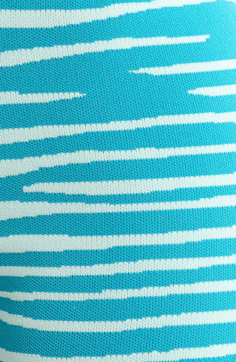 Kulani Kinis Essential Knit Cover-Up Micro Shorts, Alternate, color, Stripe Hype