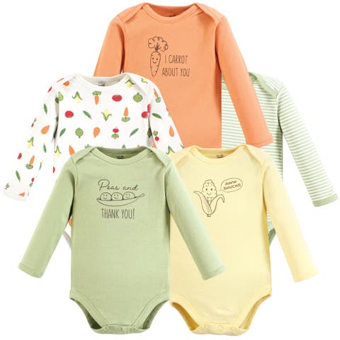 Organic Cotton Long-Sleeve Bodysuits