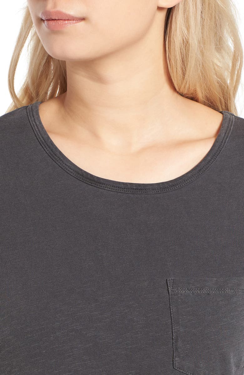 Sundry Long Sleeve T-Shirt Dress, Alternate, color, 