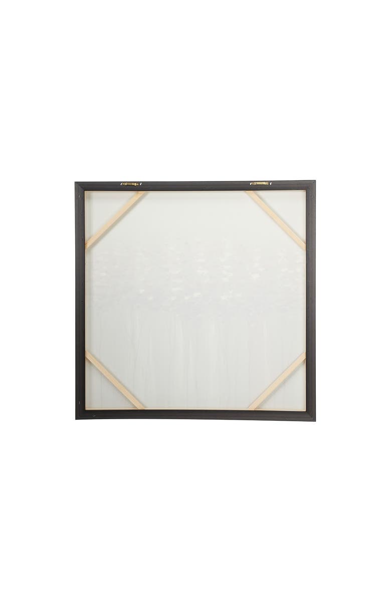 WILLOW ROW White Canvas Tree Framed Wall Art with Silver Frame, Alternate, color, 