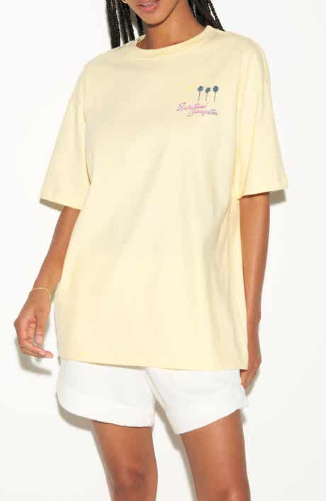 Spiritual Gangster Palms Oversize Cotton Graphic T-Shirt