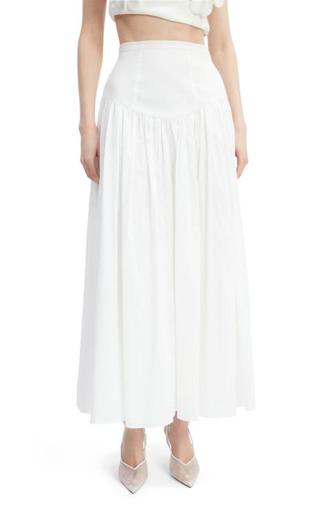 Amorette Cotton Maxi Skirt