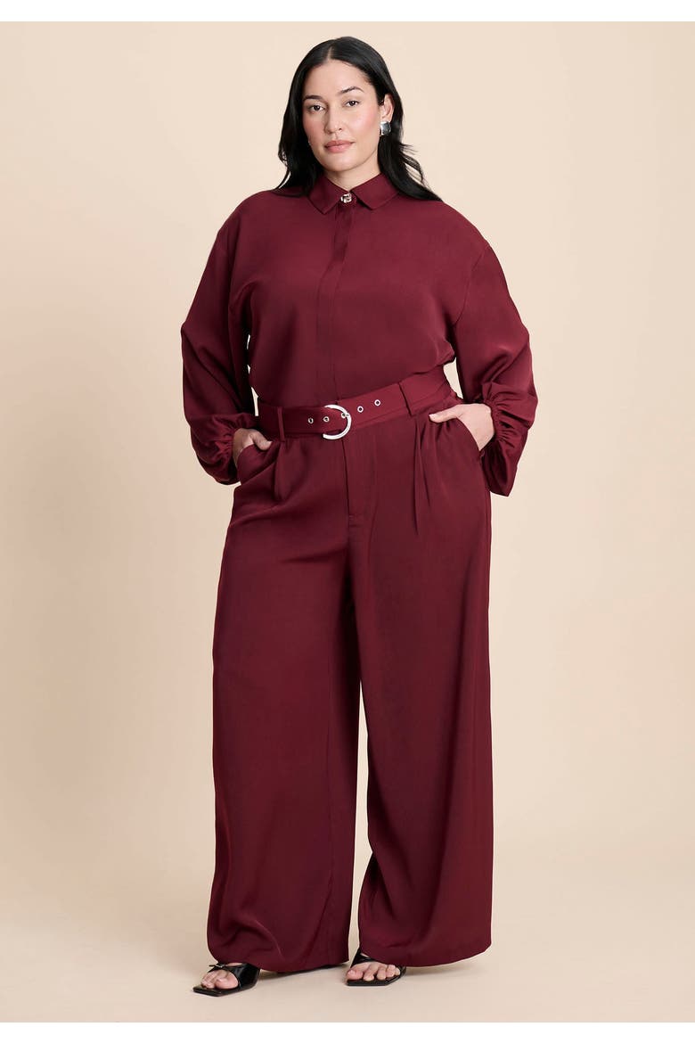 High Low Hem Tunic, Alternate, color, ZINFANDEL