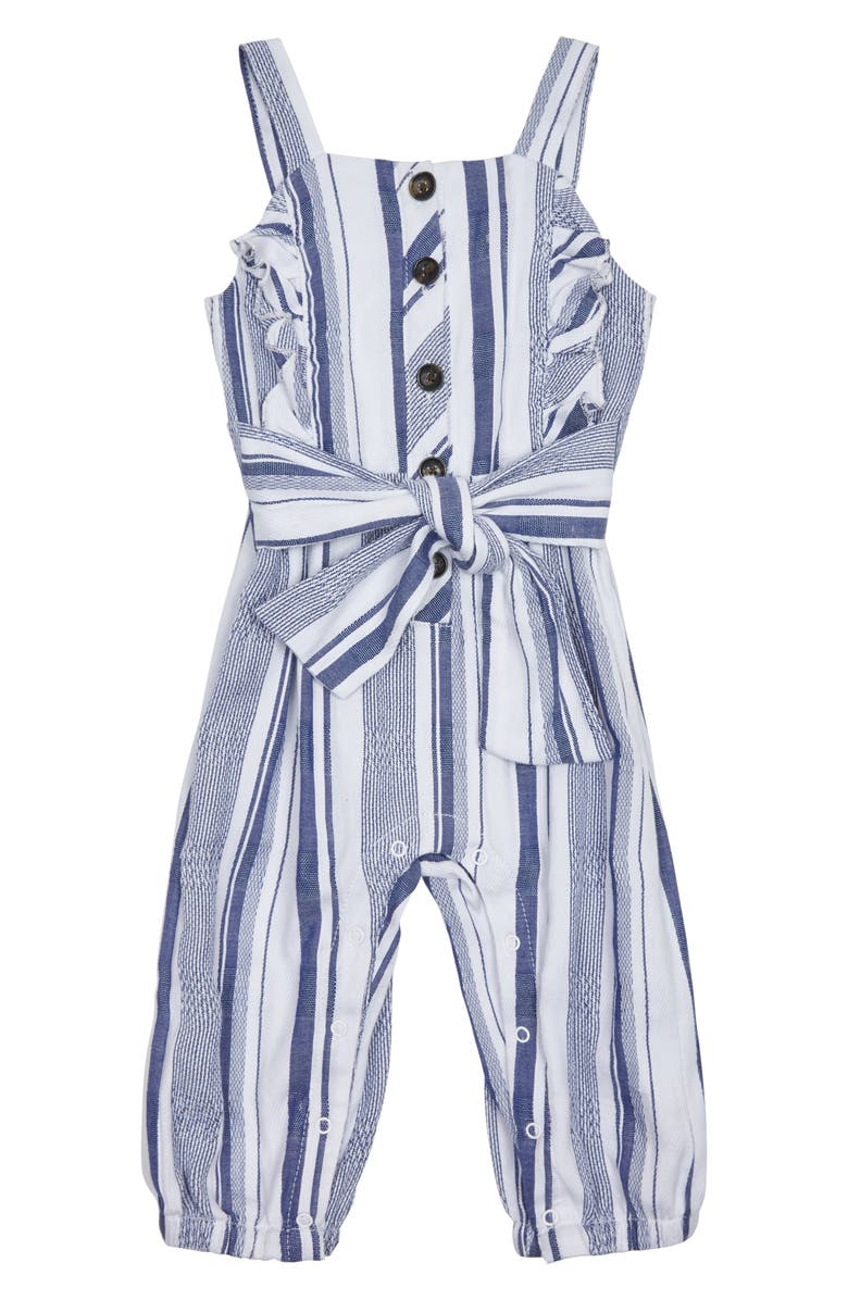 Habitual Girl Habitual Stripe Jumpsuit, Main, color, 