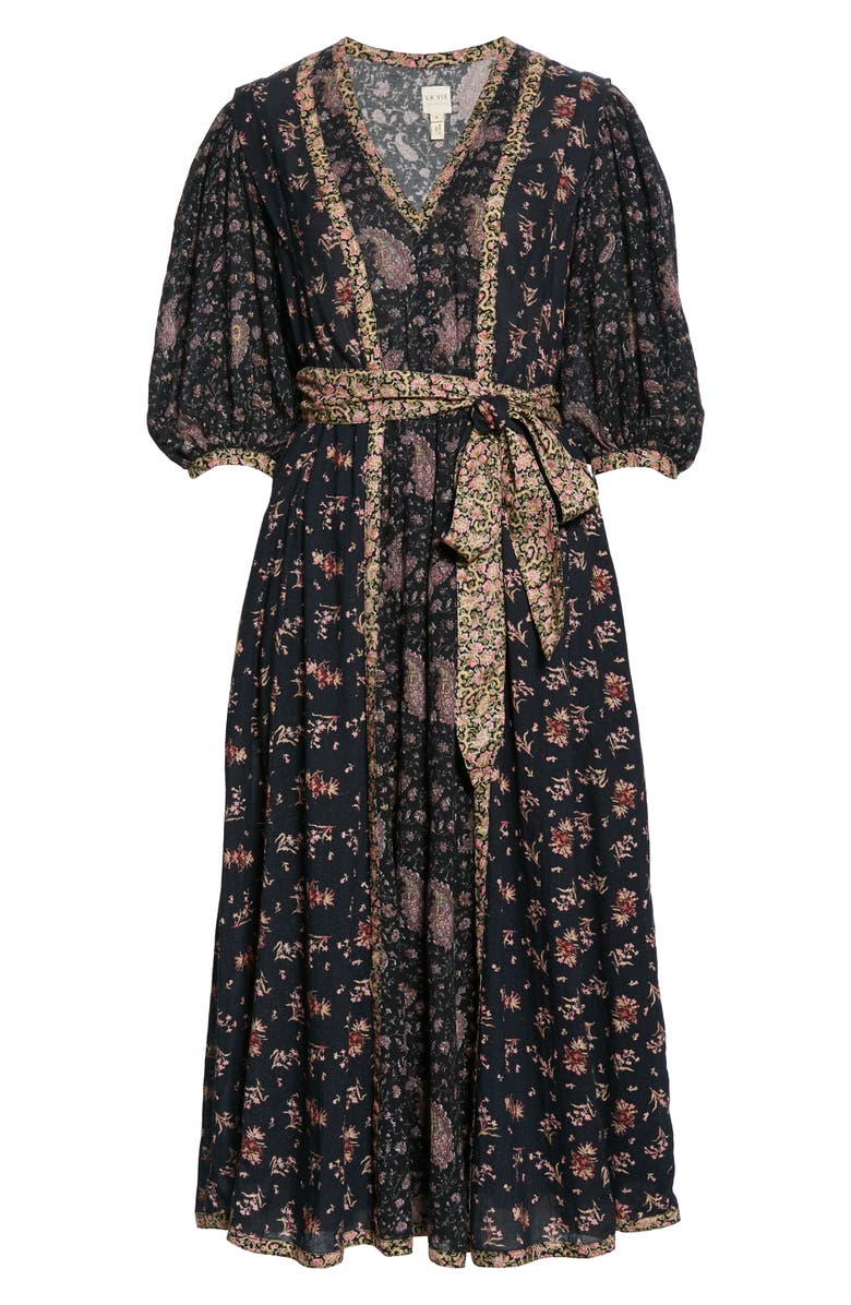 La Vie Rebecca Taylor Floral Mix Print Cotton Dress | Nordstrom