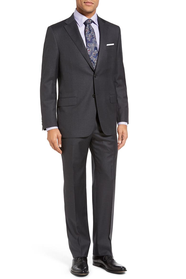 'Beacon - B Series' Classic Fit Wool Suit, Main, color, CHARCOAL