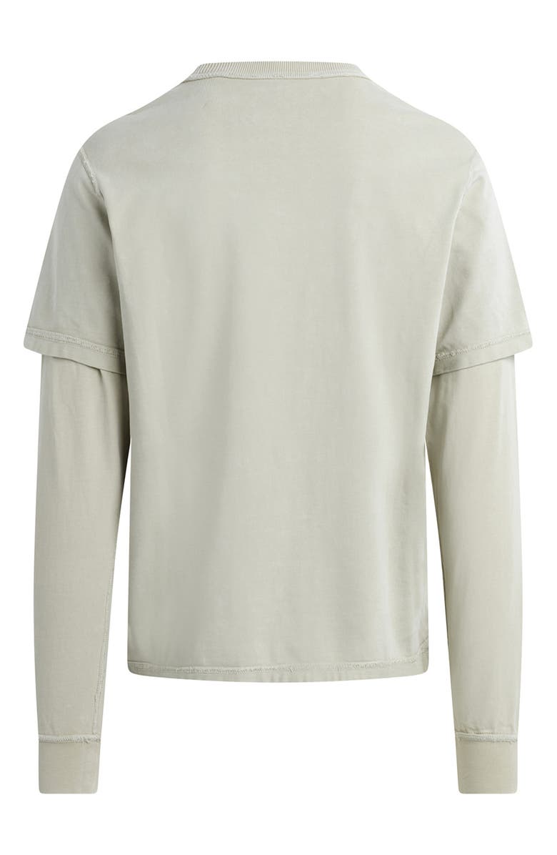 Hudson Jeans Hybrid Layered Cotton T-Shirt, Alternate, color, Sandstone