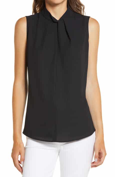 Twist Neck Sleeveless Top