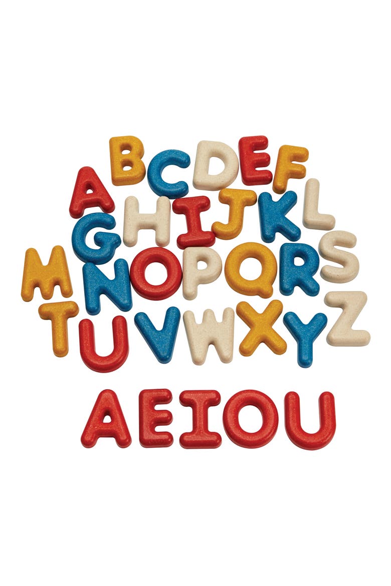 Upper Case Alphabet Playset, Alternate, color, RED MULTI