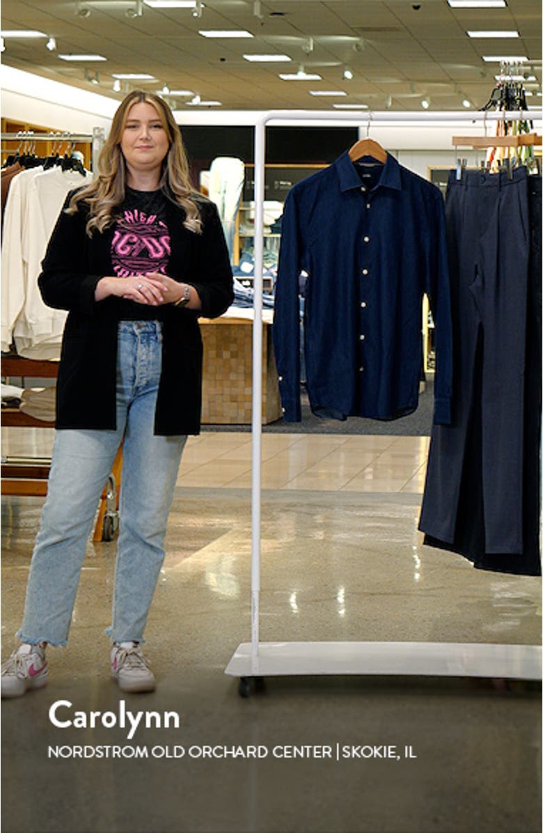 Hal Kent Casual Fit Cotton Denim Dress Shirt, sales video thumbnail