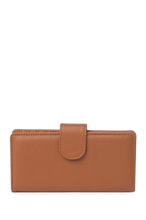 MUNDI Slim Leather Clutch Continental Wallet