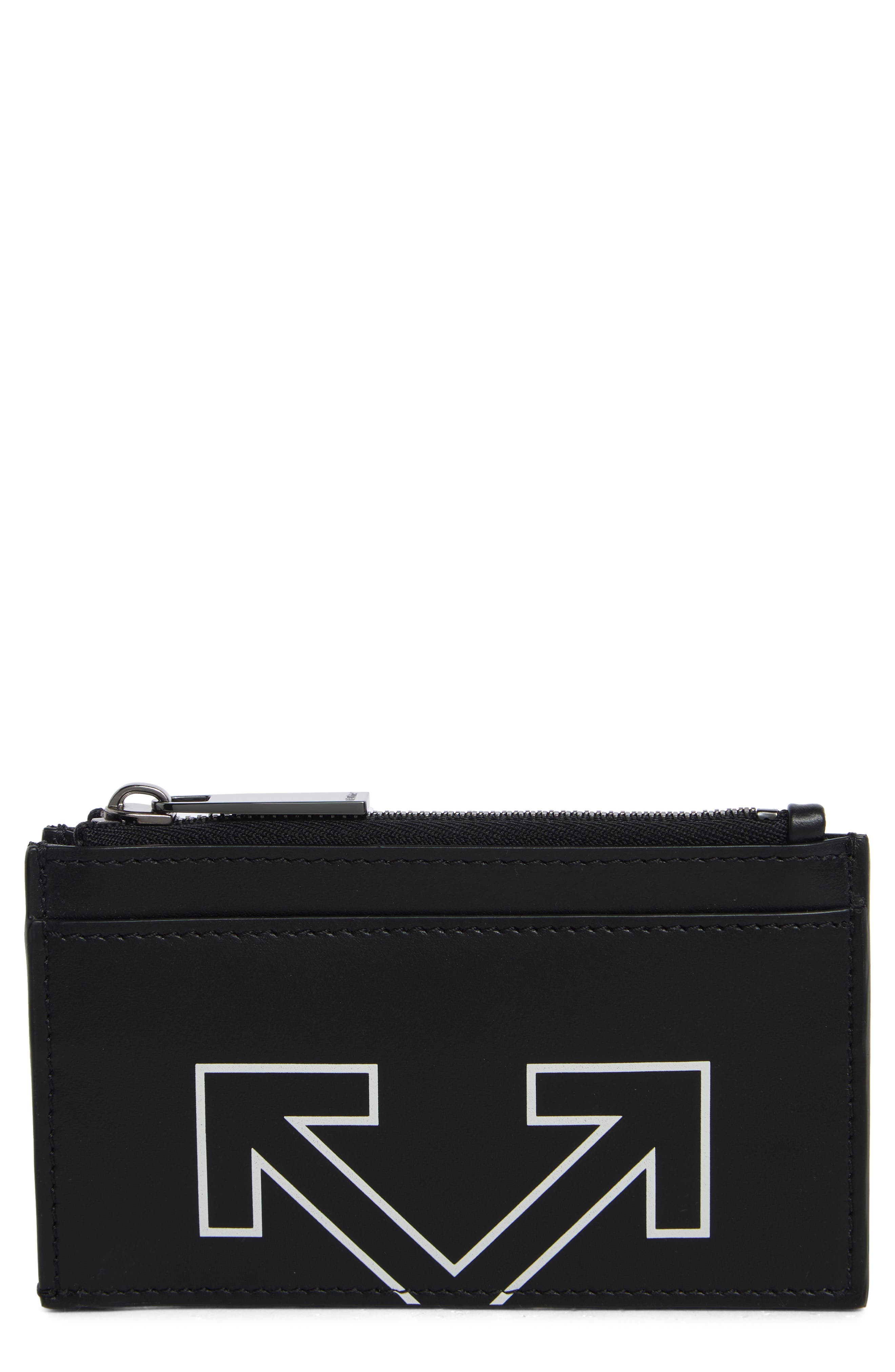 Off-White Heritage Zipped Leather Card Case