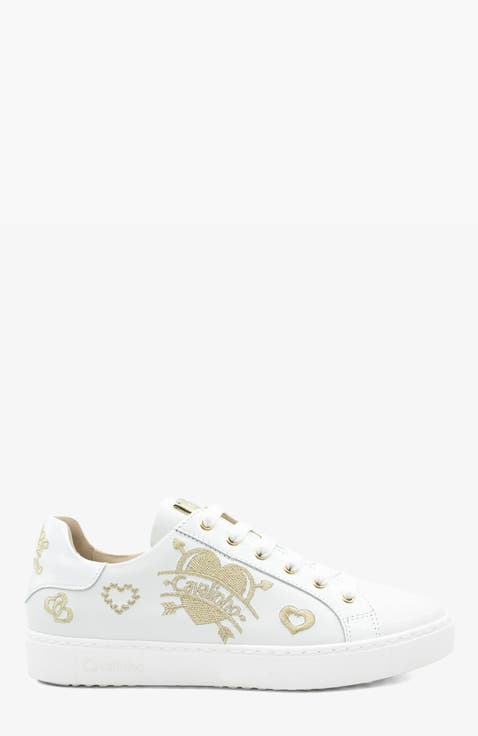 Golden Love Leather Sneakers
