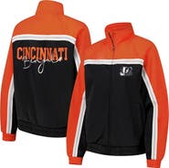 G-III 4HER BY CARL BANKS Women's G-III 4Her by Carl Banks Black Cincinnati Bengals Post Game Full-Zip Track Jacket