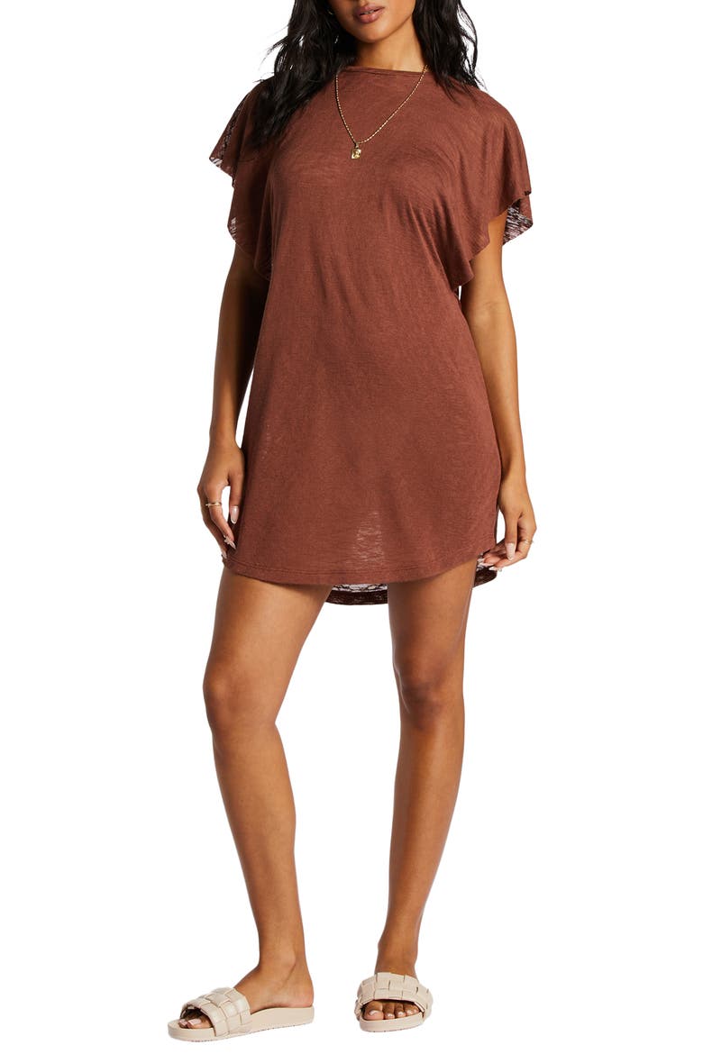 Out for Waves Cover-Up Tunic (Nordstrom Exclusive), Main, color, MOCHA